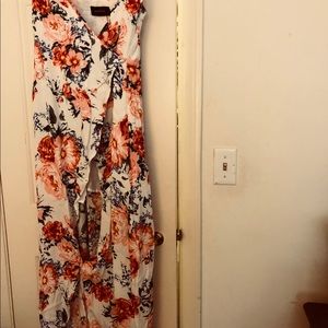 Floral spaghetti strap dress